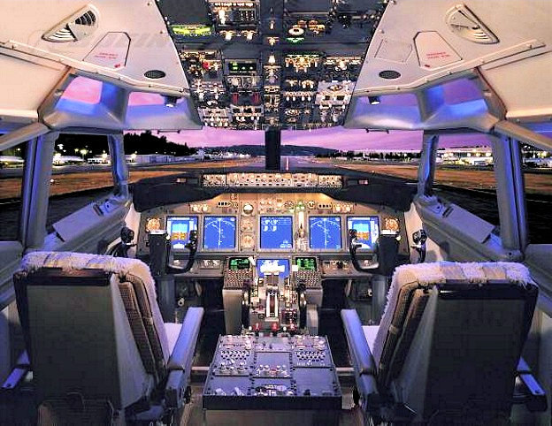 Cockpit Der Boeing 737 800